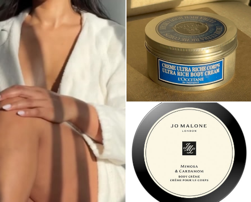 luxury body care cover photo collage