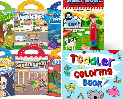 Indoor Activities & Toys for Kids cover photo collage