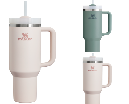 Stanley quencher 40 Oz Tumbler cover photo collage