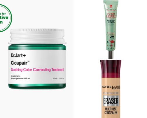 my rosacea skincare routine cover photo collage