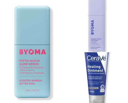 Things That Made My Dry Skin Look Like Glass cover photo collage