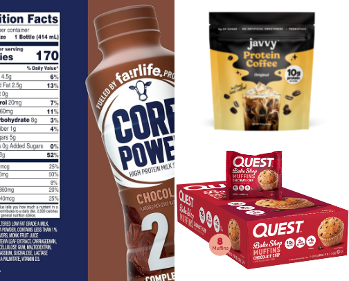 High protein options cover photo collage