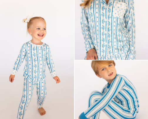 Mommy and me pajamas cover photo collage
