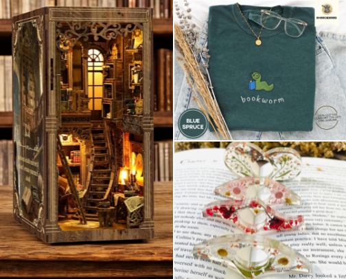 Bookish gift ideas📚 cover photo collage