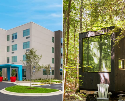 Hotels across country cover photo collage