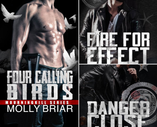 PDF Free - Four Calling Birds: A Second Chance Military Romance (Mourningkill Book 1) companions cover photo collage