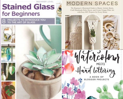 Books For Exploring New Hobbies: Crafts cover photo collage