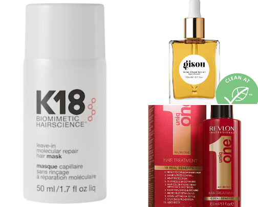 The BEST hair products 😍 cover photo collage