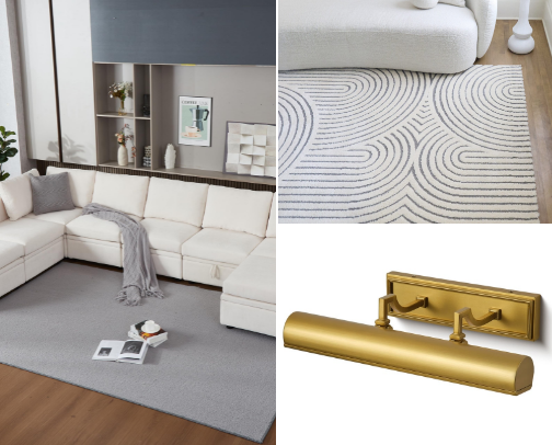 Living room lineup 🛋️ cover photo collage