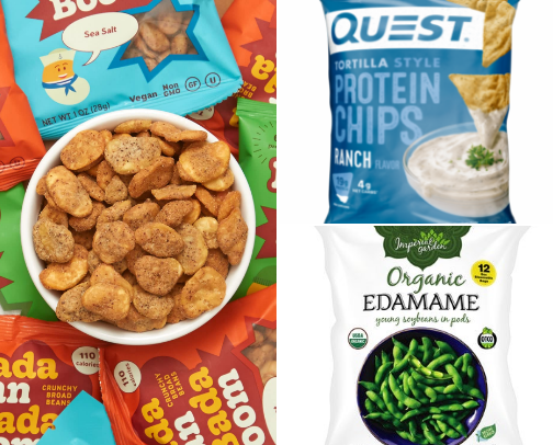 High Protein Snacks cover photo collage