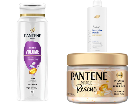 Hair care cover photo collage