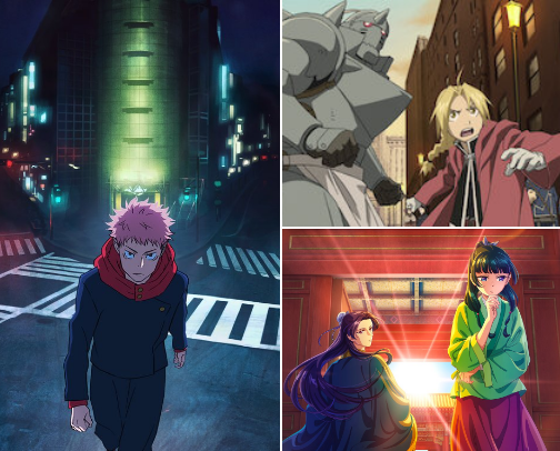 My favorite Animes cover photo collage