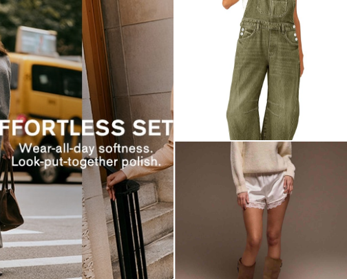 Women's Clothing: Fall / Winter transition cover photo collage