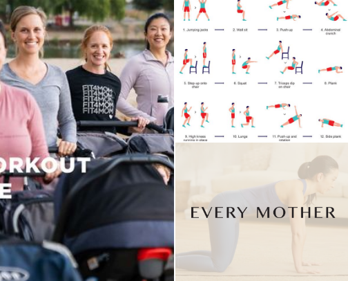 Get Moving, Mom-Style: Workouts & Gear That Actually Fit Real Life 💪🍼🧘‍♀️ cover photo collage