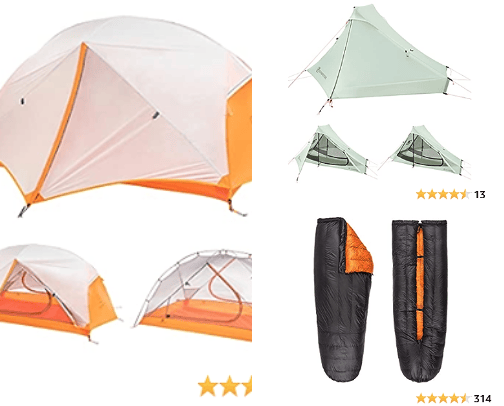 Camping Gear cover photo collage