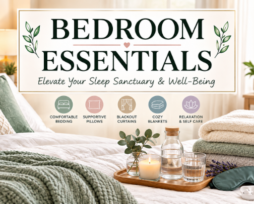 Bedroom Essentials cover photo collage