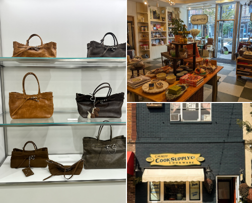 Shopping cover photo collage