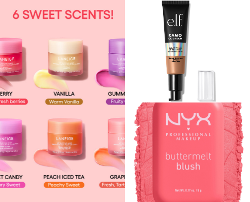 My favorite beauty recs cover photo collage