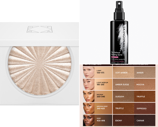 Makeup recs from a PRO cover photo collage