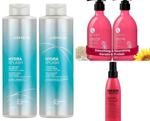 Hair products that I swear by cover photo collage