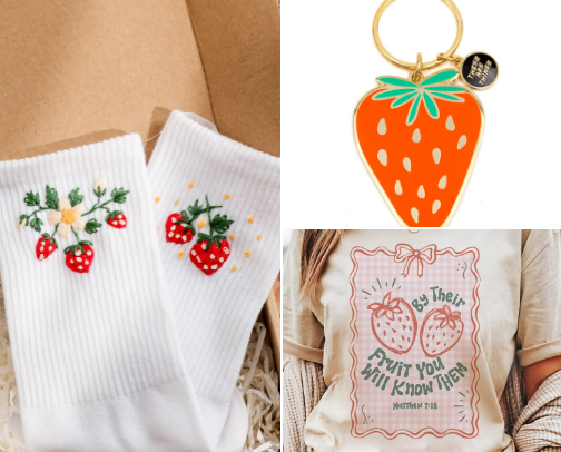 Must haves for Strawberry lovers cover photo collage