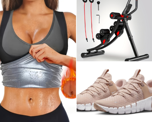 Build your dream gym at home! List of versatile athletic & street wear attire! My favorite supplements to help keep my body healthy on the inside and looking great on the outside! cover photo collage