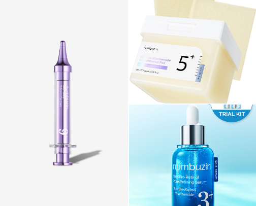 Numbuzin Skincare cover photo collage