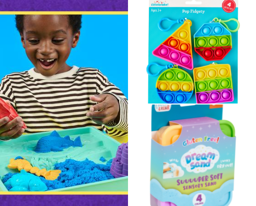Sensory Toys for Calm Play cover photo collage