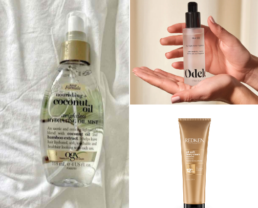products that make your hair healthy cover photo collage