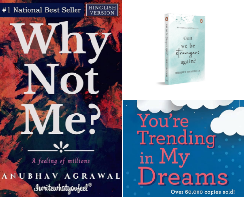 Some books by Indian authors cover photo collage