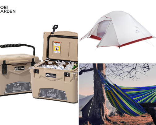 Swimming/ Camping/ Nature Essentials cover photo collage