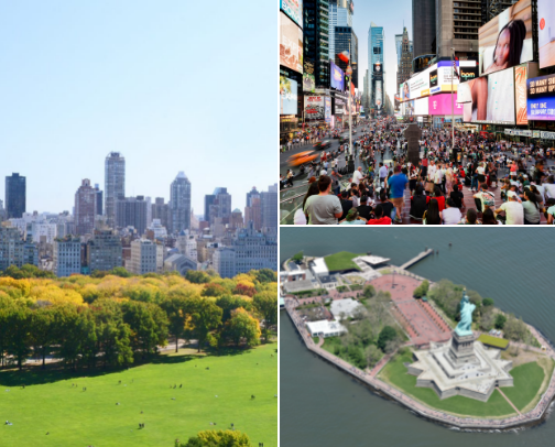 Best places to visit in NY 🌆 cover photo collage