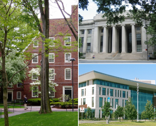 Colleges and Universities in or near Boston cover photo collage