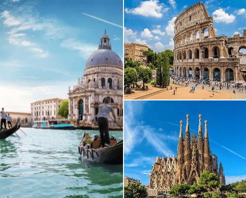 Travel Worldwide - Flights - Travel agencies cover photo collage