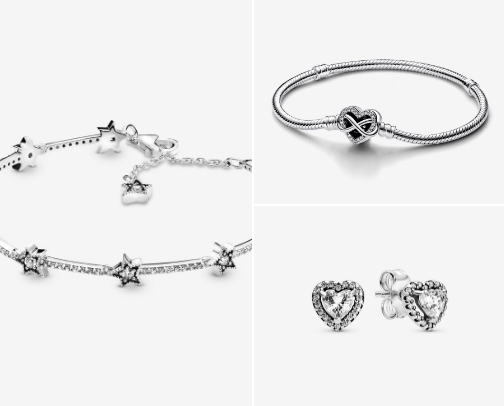 Pandora jewelry cover photo collage