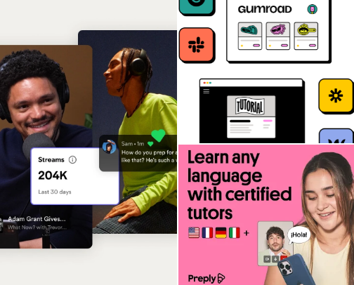 Platforms for Remote Teaching, Content Creation, and Publishing Income cover photo collage