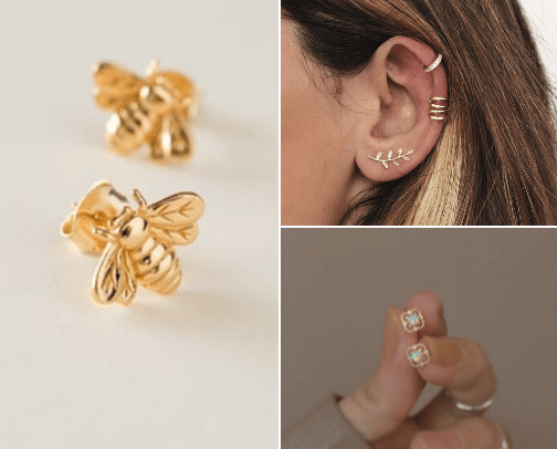 Minimalist Earring cover photo collage