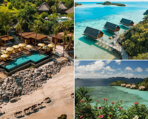 Off-the-Grid Luxury: Hidden Gem Hotels in Remote Destinations cover photo collage