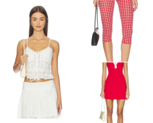 Red, White & Blue Outfit Ideas cover photo collage