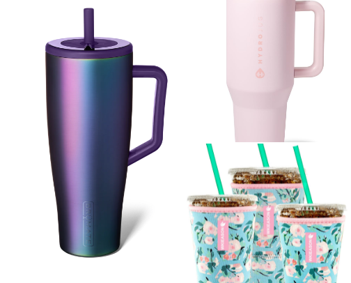 Favorite tumblers/drink accessories cover photo collage