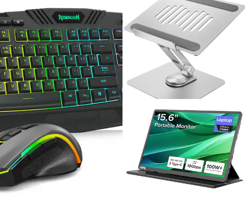 💻 Tech Essentials & Tools: Upgrade Your Workspace & Life cover photo collage