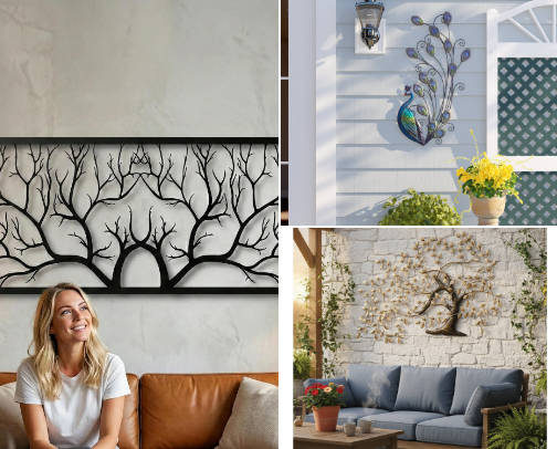 10 Best Metal Wall Art For Home Decor cover photo collage