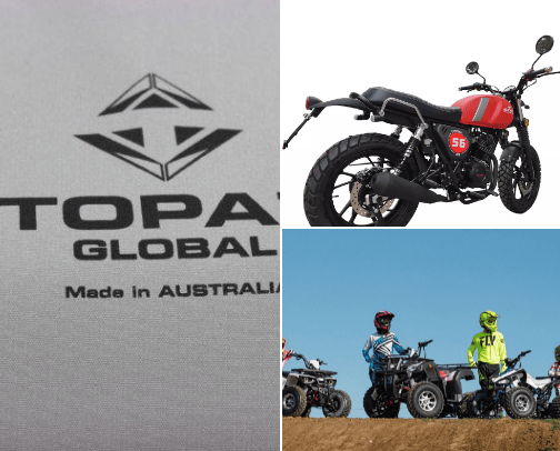 Motorbike cover photo collage