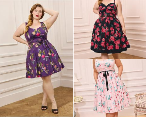 Midsize Fashion - Curvy and Fabulous cover photo collage