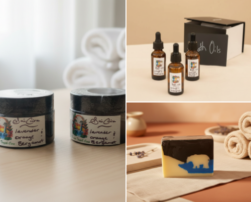 J's Tropik Care Products cover photo collage