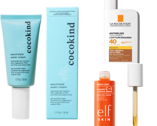 Summer beauty essentials skincare cover photo collage