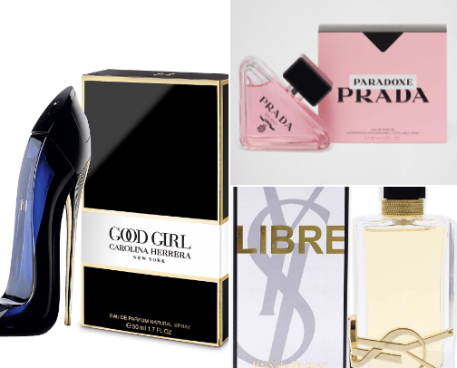 Fragrances cover photo collage