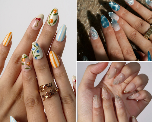 Luxury Press-On Nails by Ersa  Salon Quality at Home cover photo collage