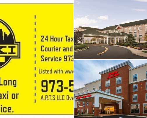 Best Hotels in Bridgewater NJ + Reliable Airport Taxi & Car Rentals 2026 Guide cover photo collage