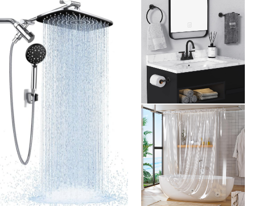 BEAUTIFUL BATHROOM FIXTURES 🛀 cover photo collage